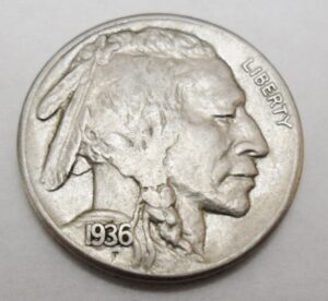 1936 P INDIAN HEAD "BUFFALO" NICKEL *GOOD OR BETTER* **FREE SHIPPING**