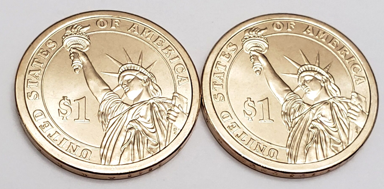 2020 P & D George H.W. Bush Presidential Dollar Set (2 Coins) **FREE SHIPPING** - Image 2