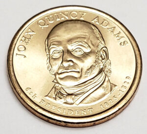2008 D John Q. Adams Presidential Dollar  **FREE SHIPPING**