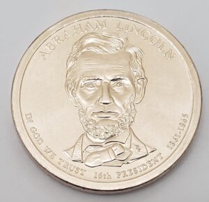 2010 P Abraham Lincoln Presidential Dollar  **FREE SHIPPING**