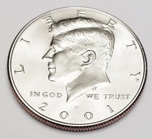 2001 D KENNEDY HALF DOLLAR  **FREE SHIPPING**