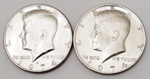 1974 P & D KENNEDY HALF DOLLAR SET (2 COINS)  **FREE SHIPPING**