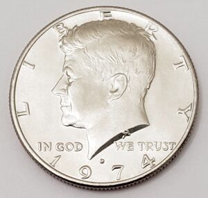1974 D KENNEDY HALF DOLLAR  **FREE SHIPPING**