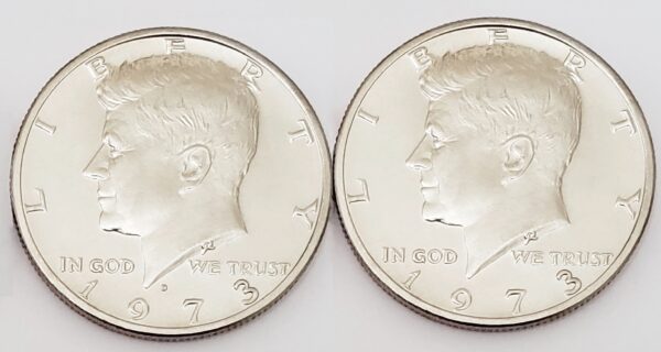 1973 P & D KENNEDY HALF DOLLAR SET (2 COINS)  **FREE SHIPPING**