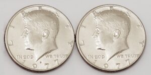 1977 P & D KENNEDY HALF DOLLAR SET (2 COINS) **FREE SHIPPING**
