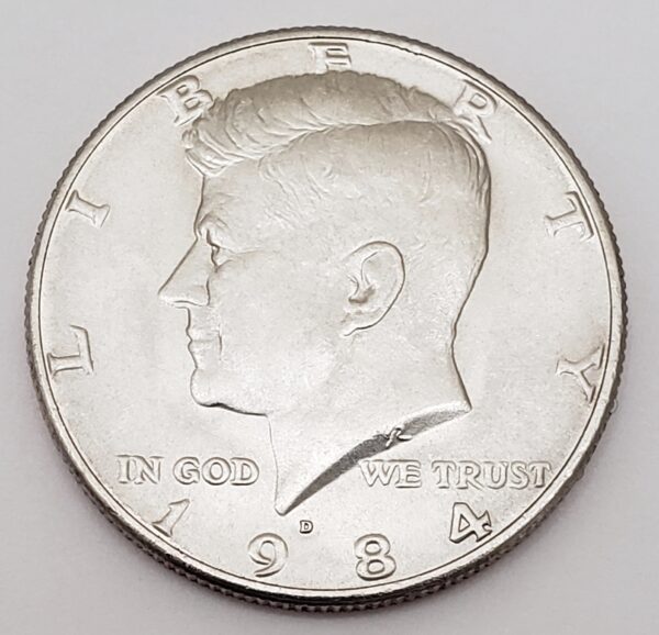 1984 D KENNEDY HALF DOLLAR  **FREE SHIPPING**