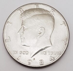 1984 P KENNEDY HALF DOLLAR  **FREE SHIPPING**