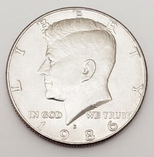 1986 D KENNEDY HALF DOLLAR  **FREE SHIPPING**