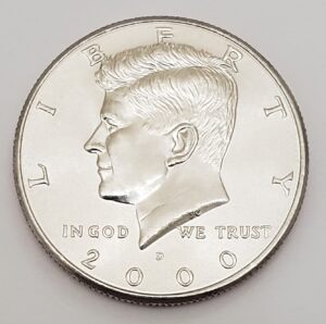 2000 D KENNEDY HALF DOLLAR  **FREE SHIPPING**
