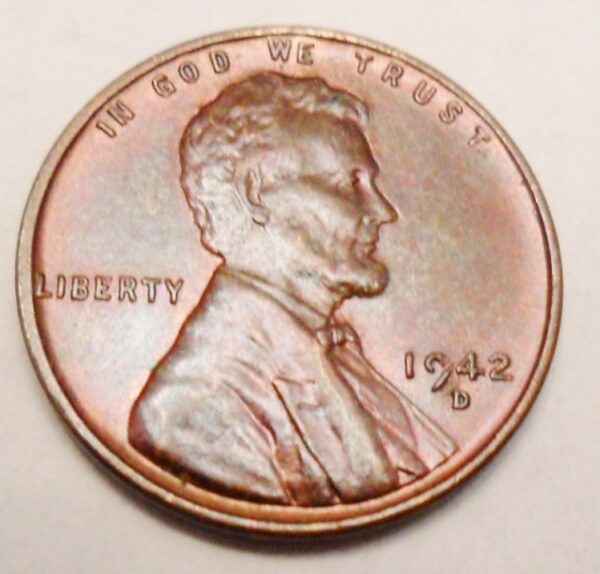 1942 D Lincoln Wheat Cent / Penny *FINE OR BETTER*  **FREE SHIPPING**