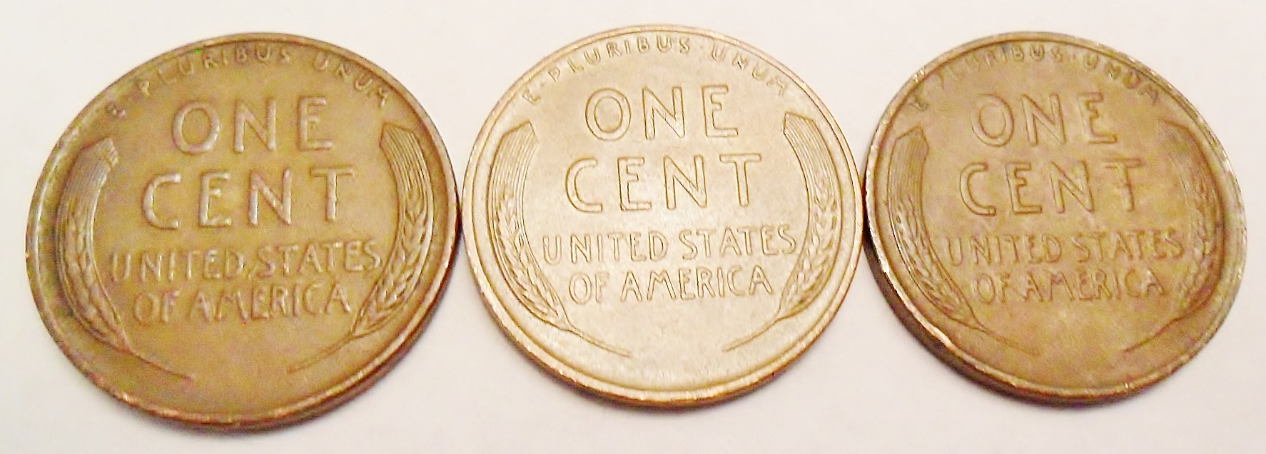 1944 P D S Lincoln Wheat Cent / Penny Set (3 Coins) *FINE OR BETTER* **FREE SHIPPING** - Image 2