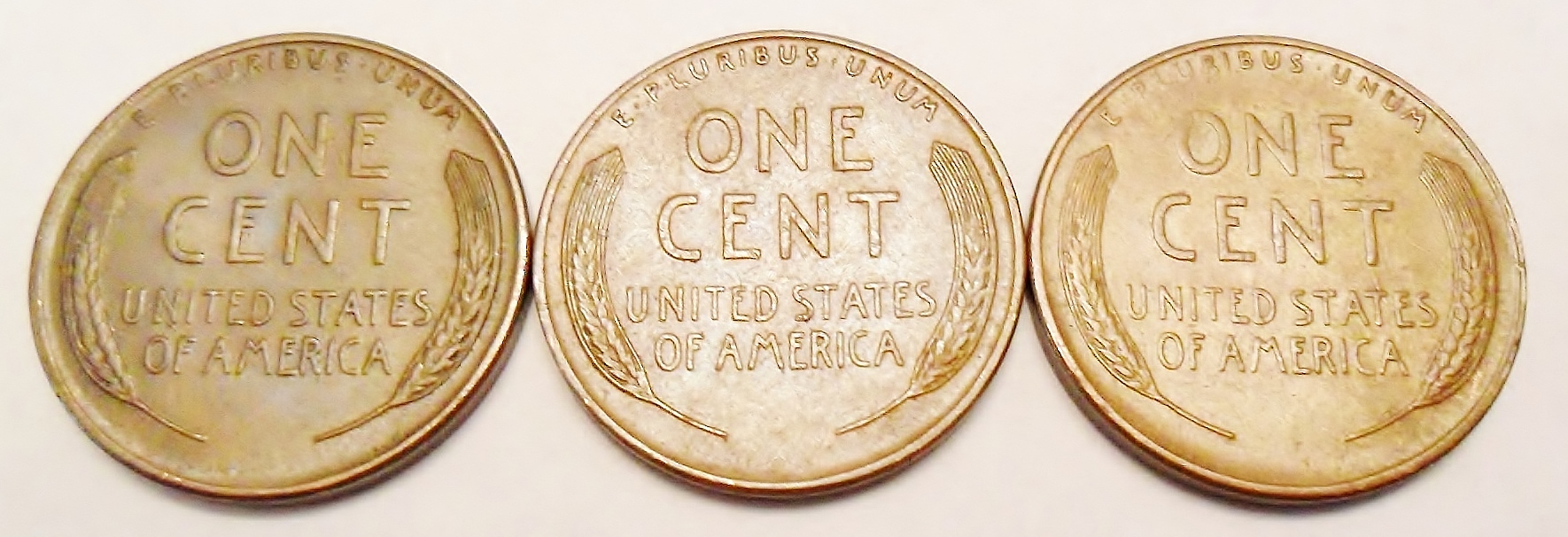 1946 P D S Lincoln Wheat Cent / Penny Set (3 Coins) *FINE OR BETTER* **FREE SHIPPING** - Image 2