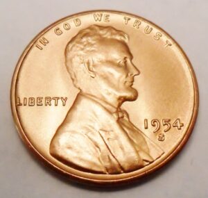 1954 S Lincoln Wheat Cent / Penny *FINE OR BETTER*  **FREE SHIPPING**
