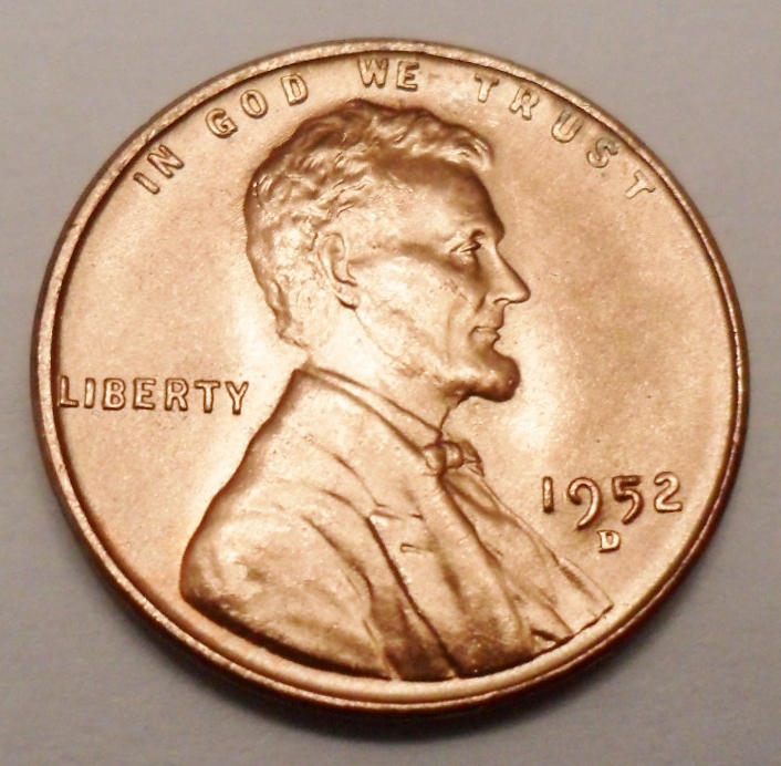 1952 D Lincoln Wheat Cent / Penny *FINE OR BETTER* **FREE SHIPPING**