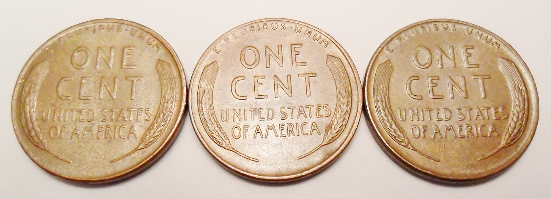 1952 P D S Lincoln Wheat Cent / Penny Set (3 Coins) *FINE OR BETTER* **FREE SHIPPING** - Image 2