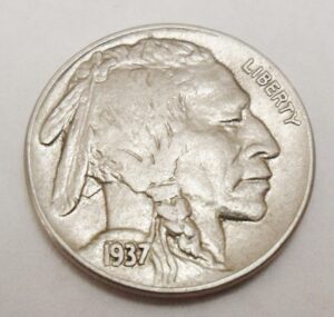 1937 P INDIAN HEAD "BUFFALO" NICKEL *GOOD OR BETTER* **FREE SHIPPING**