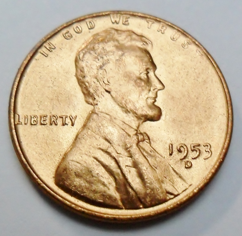 1953 D Lincoln Wheat Cent / Penny *FINE OR BETTER* **FREE SHIPPING**