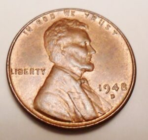 1948 D Lincoln Wheat Cent / Penny *FINE OR BETTER*  **FREE SHIPPING**