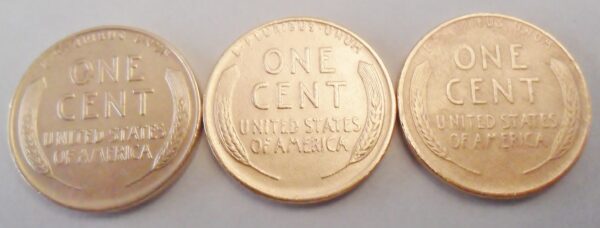 1942 P D S Lincoln Wheat Cent / Penny Set (3 Coins) *FINE OR BETTER*  **FREE SHIPPING** - Image 2