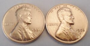 1956 P & D Lincoln Wheat Cent / Penny Set (2 Coins) *XF OR BETTER*  **FREE SHIPPING**