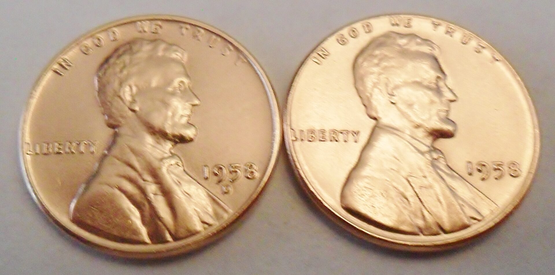 1958 P & D Lincoln Wheat Cent / Penny Set (2 Coins) *XF OR BETTER* **FREE SHIPPING**
