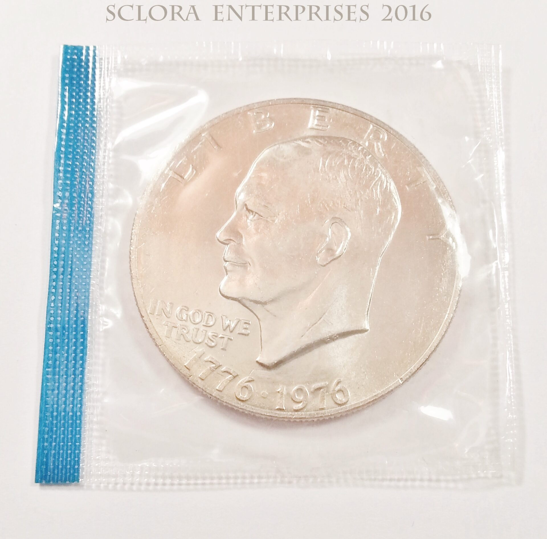 1976 P Dwight D. Eisenhower Dollar Coin TYPE II (2) *MINT CELLO* **FREE SHIPPING**