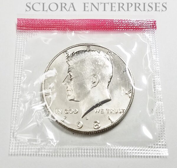 1981 P & D Kennedy Half Dollar Set (2 Coins) *MINT CELLO* **FREE ...