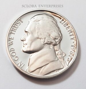 1987 S Jefferson *PROOF* Nickel **FREE SHIPPING**