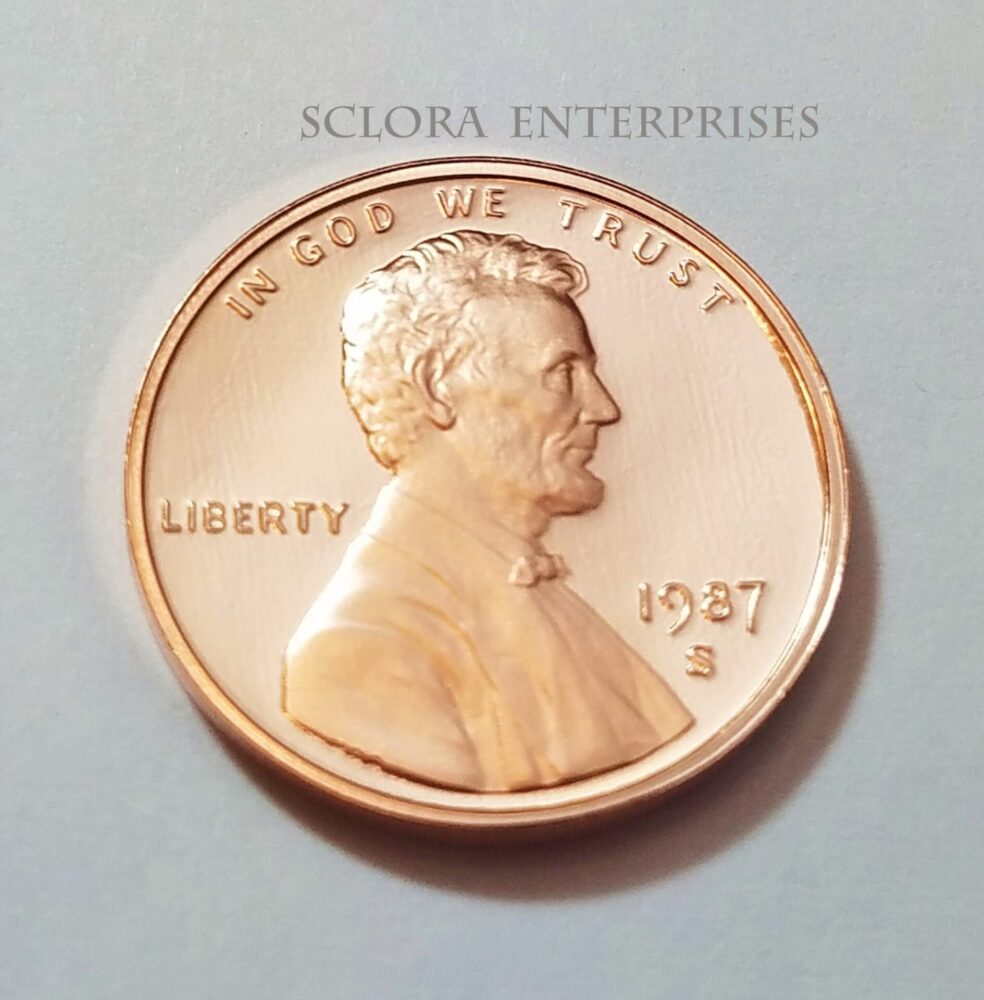 1987 S Lincoln Memorial Cent / Penny *PROOF* **FREE SHIPPING**