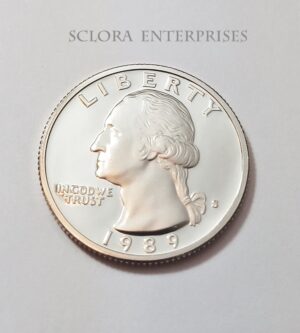 1989 S Washington Quarter *PROOF* **FREE SHIPPING**