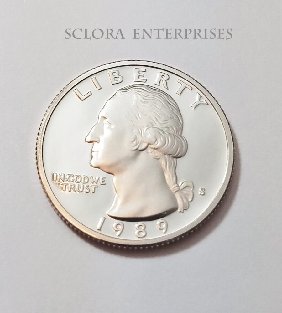 1989 S Washington Quarter *PROOF* **FREE SHIPPING**