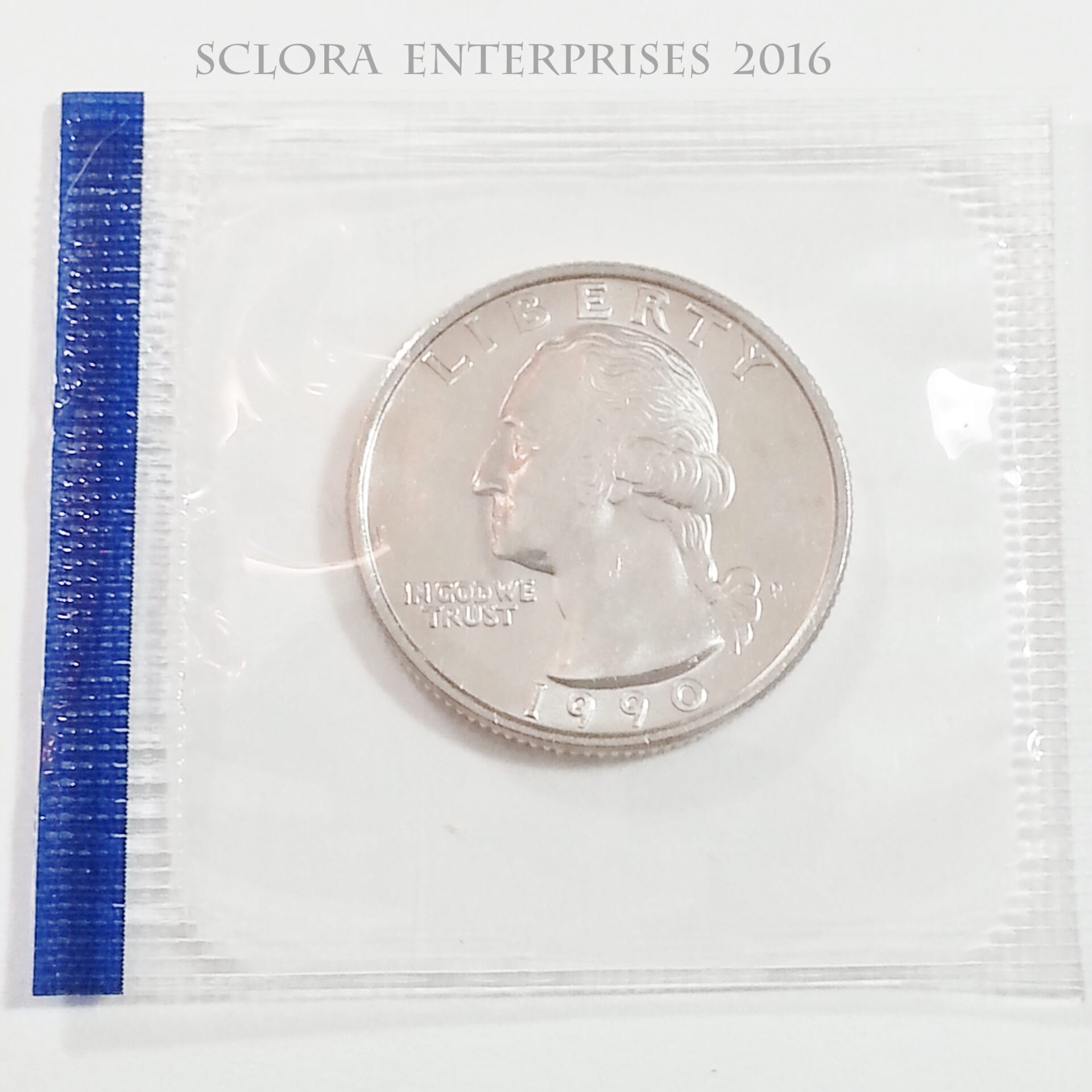 1990 P & D Washington Quarter Set (2 Coins) *MINT CELLO* **FREE SHIPPING** - Image 5