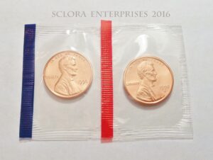 1990 P & D Lincoln Memorial Cent / Penny Set (2 Coins) *MINT CELLO* **FREE SHIPPING**