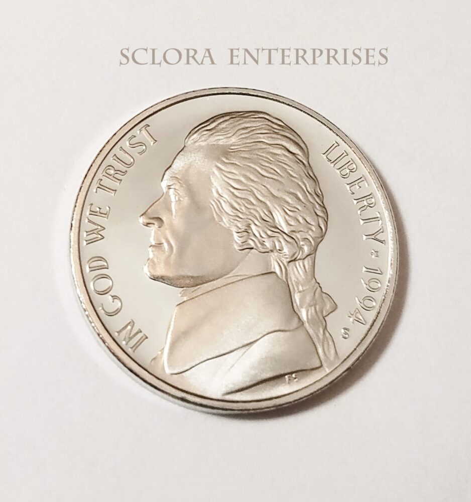 1994 S Jefferson *PROOF* Nickel **FREE SHIPPING**