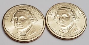 2007 P & D George Washington Presidential Set (2 Coins)  **FREE SHIPPING**