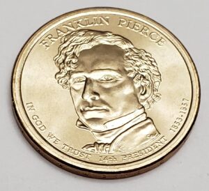 2010 D Franklin Pierce Presidential Dollar  **FREE SHIPPING**