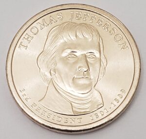 2007 D Thomas Jefferson Presidential Dollar  **FREE SHIPPING**