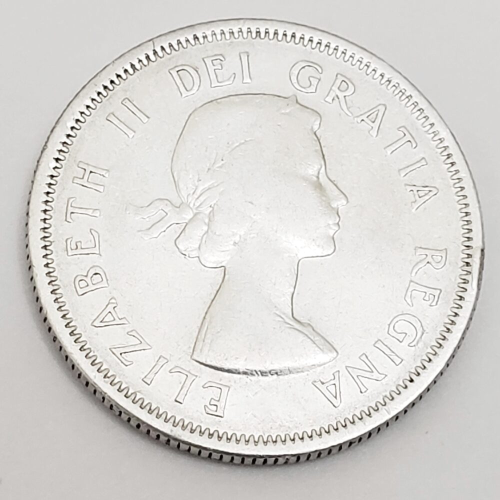 1960 Canadian Quarter *80% SILVER* *FREE SHIPPING* - Image 2