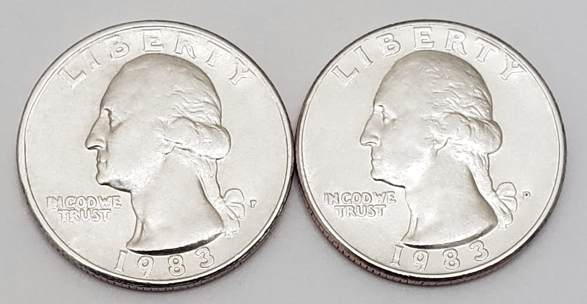 1983 P & D Washington Quarter Set (2 Coins) **FREE SHIPPING**