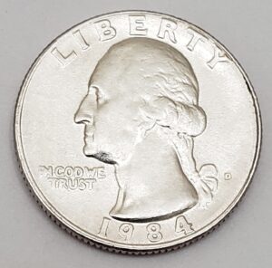 1984 D Washington Quarter **FREE SHIPPING**
