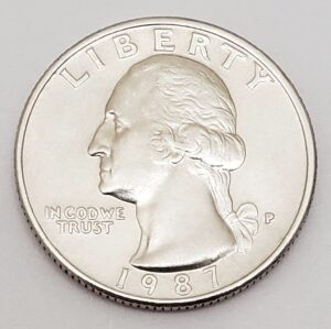 1987 P Washington Quarter **FREE SHIPPING**