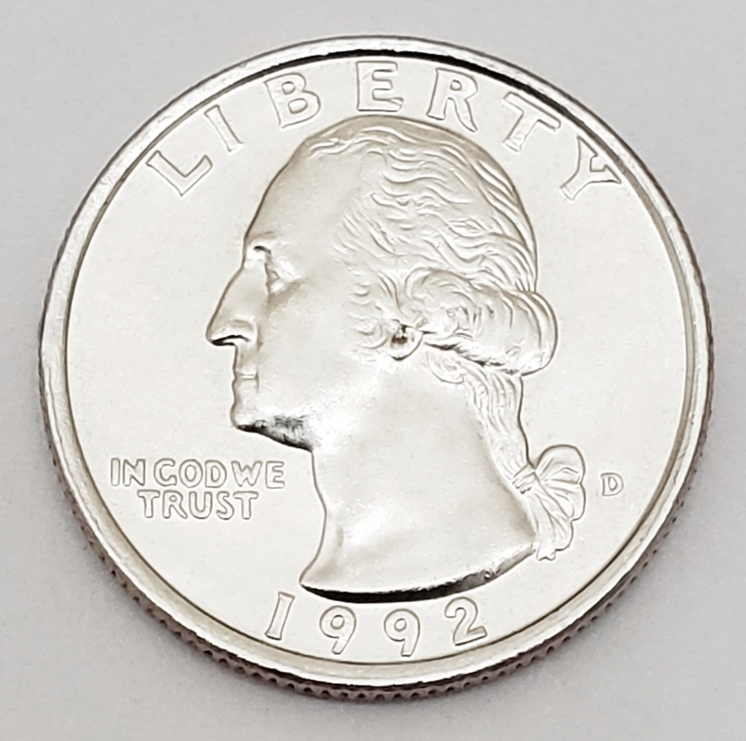 1992 D Washington Quarter **FREE SHIPPING**