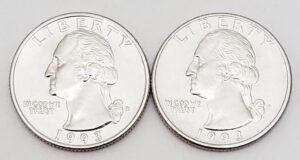 1993 P & D Washington Quarter Set (2 Coins) **FREE SHIPPING**