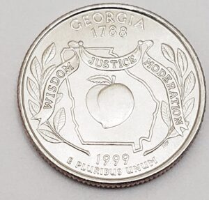 1999 D Georgia State Quarter **FREE SHIPPING**