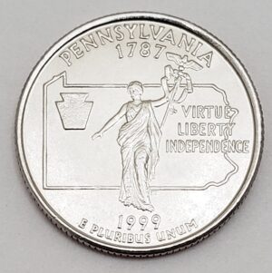 1999 D Pennsylvania State Quarter **FREE SHIPPING**