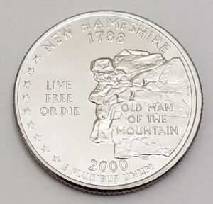 2000 D New Hampshire State Quarter **FREE SHIPPING**