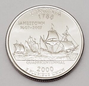 2000 D Virginia State Quarter **FREE SHIPPING**