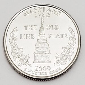 2000 P Maryland State Quarter **FREE SHIPPING**