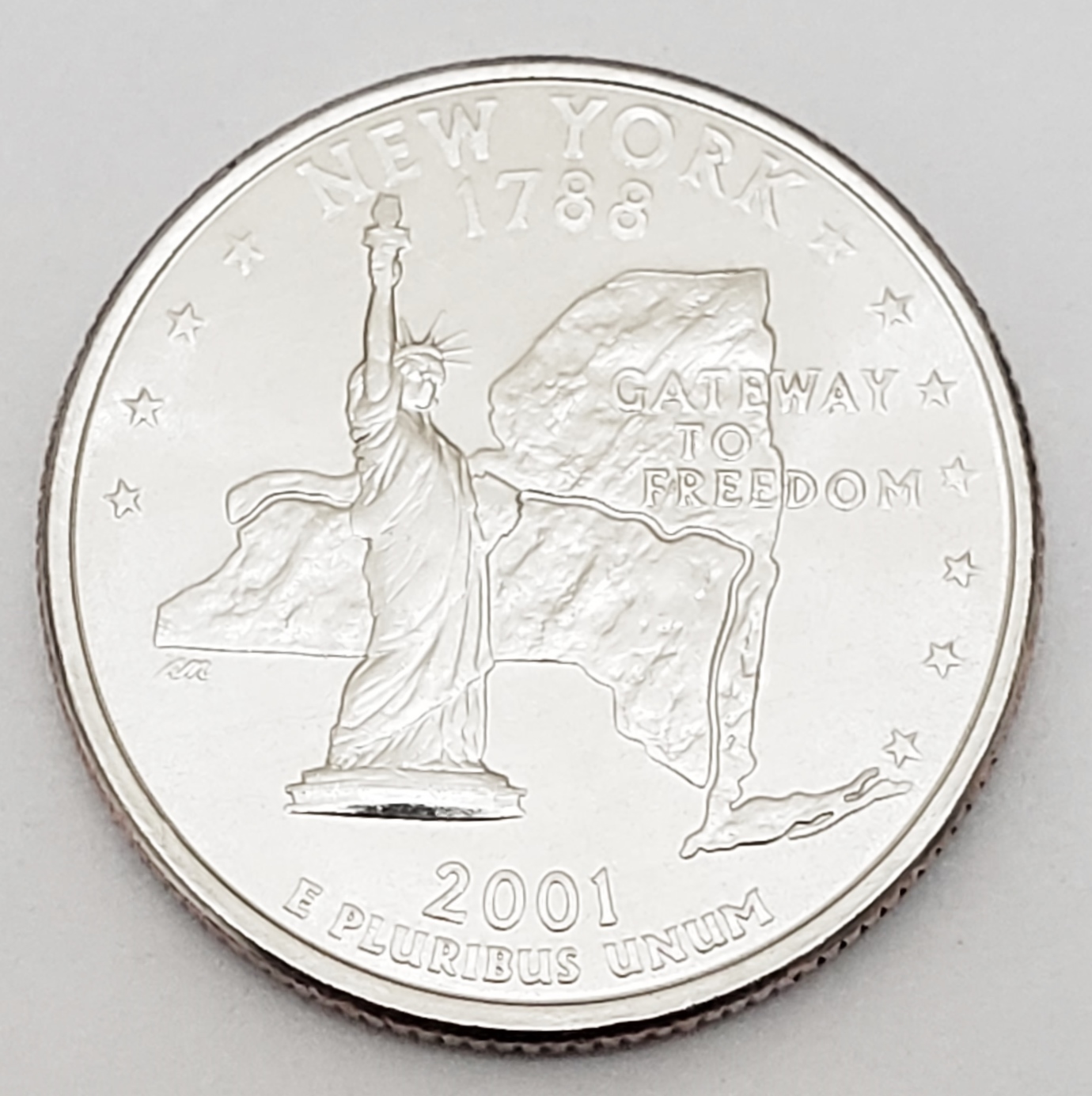 2001 D New York State Quarter **FREE SHIPPING**