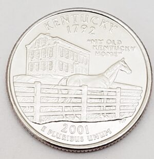 2001 D Kentucky State Quarter **FREE SHIPPING**